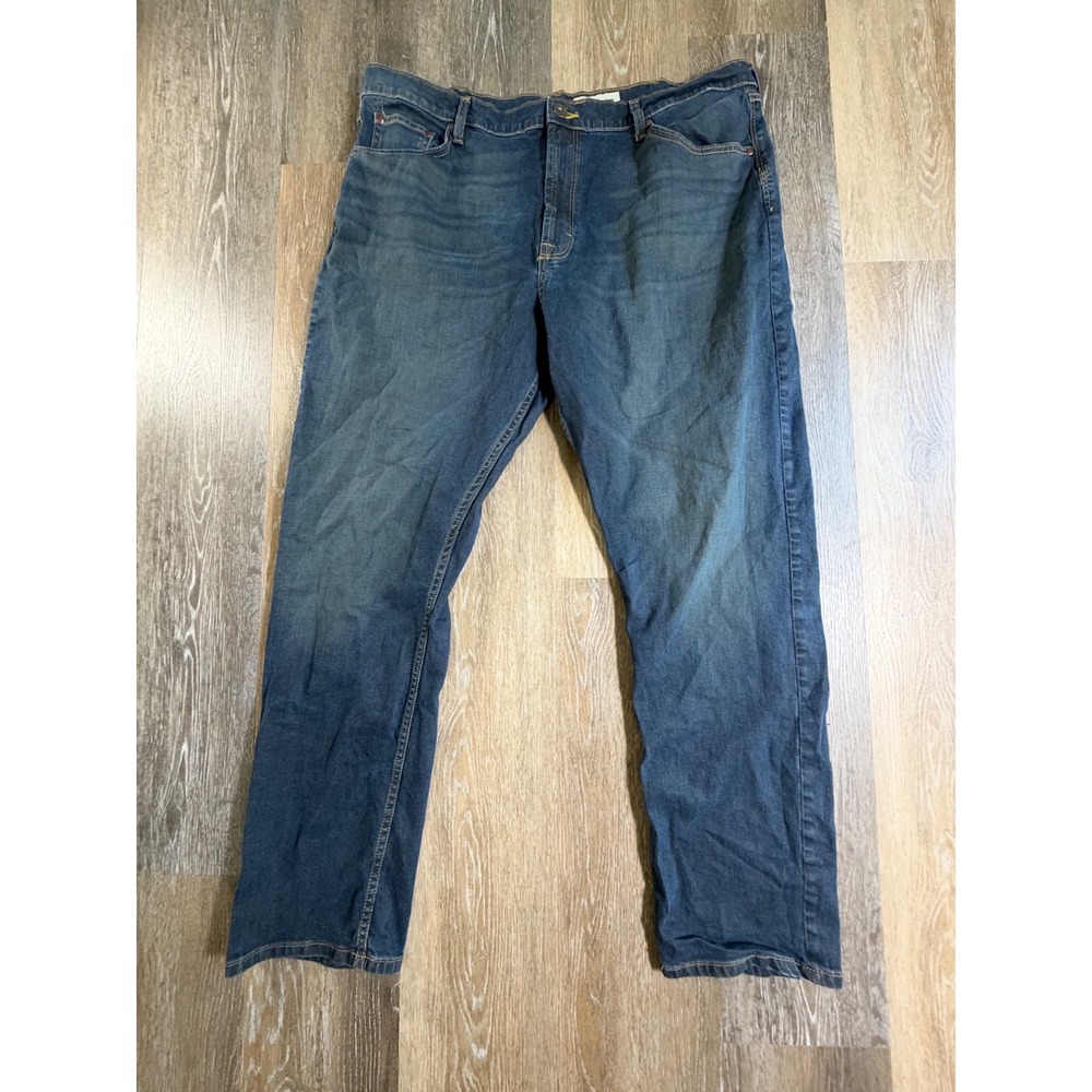 Wrangler Athletic Fit Jeans Mens 40x30 Blue Stretch Denim Pants 112370188
